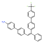 [1,1'-Biphenyl]-4-amine, 4'-[(1E)-2-phenyl-2-[4'-(trifluoromethyl)[1,1'-biphenyl]-4-yl]ethenyl]-