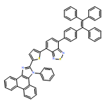 1H-Phenanthro[9,10-d]imidazole, 1-phenyl-2-[5-[7-[4-(1,2,2-triphenylethenyl)phenyl]-2,1,3-benzothiadiazol-4-yl]-2-thienyl]-