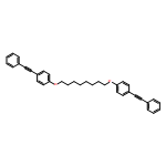 Benzene, 1,1'-[1,8-octanediylbis(oxy)]bis[4-(phenylethynyl)- (9CI)