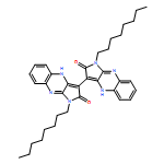 [3,3'-Bi-2H-pyrrolo[2,3-b]quinoxaline]-2,2'-dione, 1,1',4,4'-tetrahydro-1,1'-dioctyl-