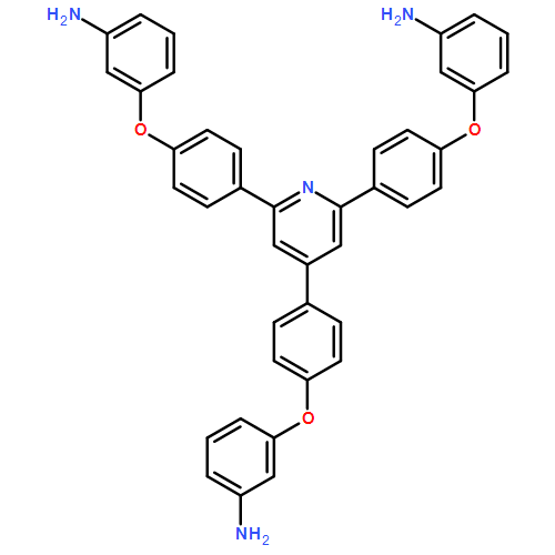 Benzenamine, 3,3',3''-[2,4,6-pyridinetriyltris(4,1-phenyleneoxy)]tris-