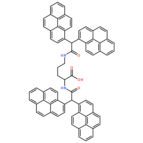 L-Ornithine, N2,N5-bis(2,2-di-1-pyrenylacetyl)-