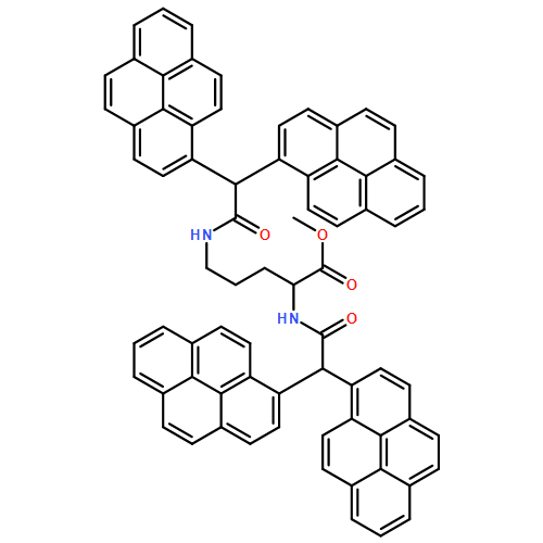 L-Ornithine, N2,N5-bis(2,2-di-1-pyrenylacetyl)-, methyl ester