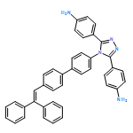 Benzenamine, 4,4'-[4-[4'-(2,2-diphenylethenyl)[1,1'-biphenyl]-4-yl]-4H-1,2,4-triazole-3,5-diyl]bis-