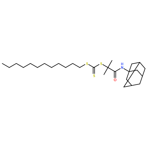 Carbonotrithioic acid, 1,1-dimethyl-2-oxo-2-(tricyclo[3.3.1.13,7]dec-1-ylamino)ethyl dodecyl ester