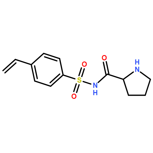 2-Pyrrolidinecarboxamide, N-[(4-ethenylphenyl)sulfonyl]-, (2S)-