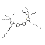 Stannane, 1,1'-(3,3'''-dioctyl[2,2':5',2'':5'',2'''-quaterthiophene]-5,5'''-diyl)bis[1,1,1-tributyl-