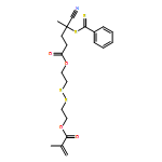 Pentanoic acid, 4-cyano-4-[(phenylthioxomethyl)thio]-, 2-[[2-[(2-methyl-1-oxo-2-propen-1-yl)oxy]ethyl]dithio]ethyl ester