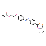 Benzoic acid, 4-[2-[4-[2-[(1-oxo-2-propen-1-yl)oxy]ethoxy]phenyl]diazenyl]-, 2,5-dioxo-1-pyrrolidinyl ester