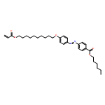 Benzoic acid, 4-[(1E)-2-[4-[[10-[(1-oxo-2-propen-1-yl)oxy]decyl]oxy]phenyl]diazenyl]-, hexyl ester