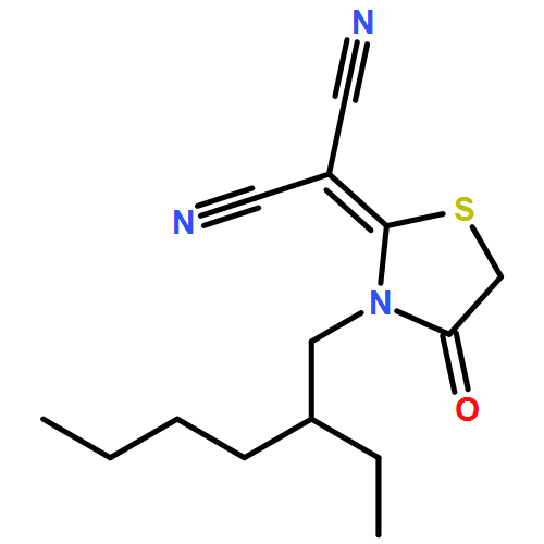 Propanedinitrile, 2-[3-(2-ethylhexyl)-4-oxo-2-thiazolidinylidene]-