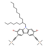 9H-Carbazole, 2,7-dibromo-9-(2-hexyldecyl)-3,6-bis[2-(trimethylsilyl)ethynyl]-