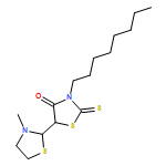 [2,5'-Bithiazolidin]-4'-one, 3-methyl-3'-octyl-2'-thioxo-