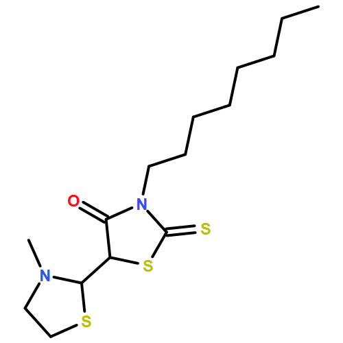 [2,5'-Bithiazolidin]-4'-one, 3-methyl-3'-octyl-2'-thioxo-