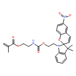 2-Propenoic acid, 2-methyl-, 2-[[[2-(1',3'-dihydro-3',3'-dimethyl-6-nitrospiro[2H-1-benzopyran-2,2'-[2H]indol]-1'-yl)ethoxy]carbonyl]amino]ethyl ester