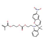 2-Propenoic acid, 2-methyl-, 2-[[[2-(1',3'-dihydro-3',3'-dimethyl-6-nitrospiro[2H-1-benzopyran-2,2'-[2H]indol]-1'-yl)ethoxy]carbonyl]oxy]ethyl ester