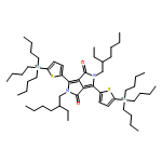 Pyrrolo[3,4-c]pyrrole-1,4-dione, 2,5-bis(2-ethylhexyl)-2,5-dihydro-3,6-bis[5-(tributylstannyl)-2-thienyl]-