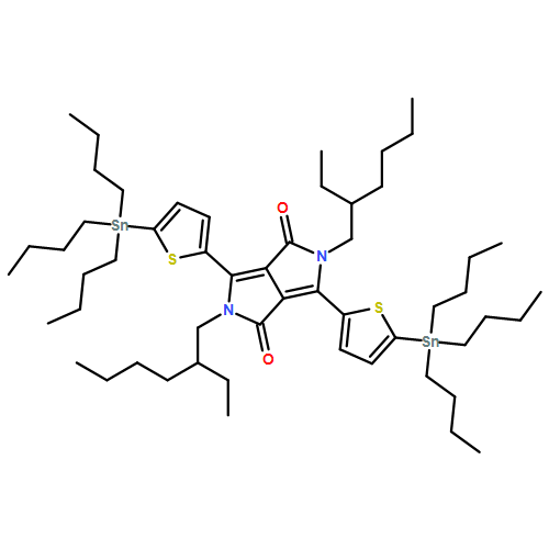 Pyrrolo[3,4-c]pyrrole-1,4-dione, 2,5-bis(2-ethylhexyl)-2,5-dihydro-3,6-bis[5-(tributylstannyl)-2-thienyl]-