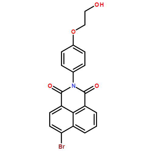 1H-Benz[de]isoquinoline-1,3(2H)-dione, 6-bromo-2-[4-(2-hydroxyethoxy)phenyl]-