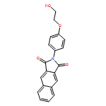 1H-Benz[f]isoindole-1,3(2H)-dione, 2-[4-(2-hydroxyethoxy)phenyl]-