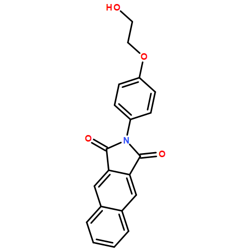 1H-Benz[f]isoindole-1,3(2H)-dione, 2-[4-(2-hydroxyethoxy)phenyl]-