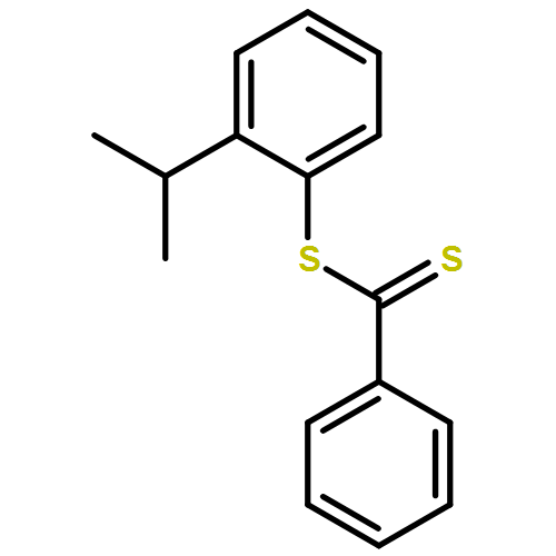 Benzenecarbodithioic acid, 2-(1-methylethyl)phenyl ester