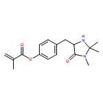 2-Propenoic acid, 2-methyl-, 4-[(1,2,2-trimethyl-5-oxo-4-imidazolidinyl)methyl]phenyl ester