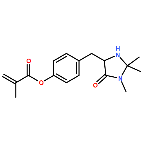 2-Propenoic acid, 2-methyl-, 4-[(1,2,2-trimethyl-5-oxo-4-imidazolidinyl)methyl]phenyl ester