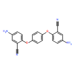 Benzonitrile, 2,2'-[1,4-phenylenebis(oxy)]bis[5-amino-