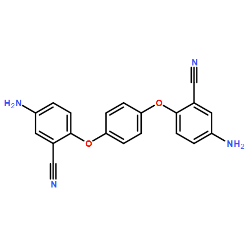 Benzonitrile, 2,2'-[1,4-phenylenebis(oxy)]bis[5-amino-