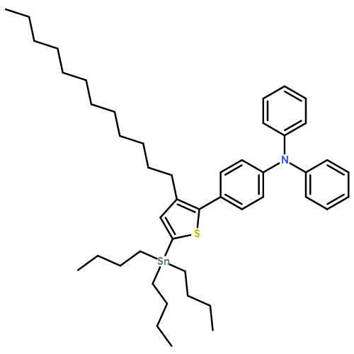 Benzenamine, 4-[3-dodecyl-5-(tributylstannyl)-2-thienyl]-N,N-diphenyl-