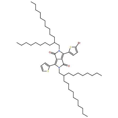 Pyrrolo[3,4-c]pyrrole-1,4-dione, 3-(5-bromo-2-thienyl)-2,5-dihydro-2,5-bis(2-octyldodecyl)-6-(2-thienyl)-