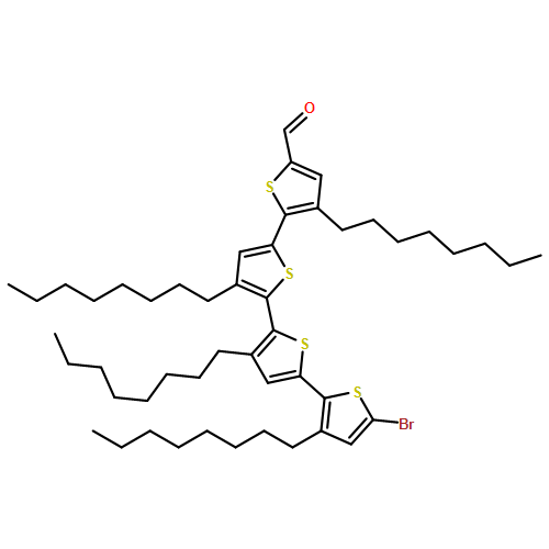 [2,2':5',2'':5'',2'''-Quaterthiophene]-5-carboxaldehyde, 5'''-bromo-3,3'',3''',4'-tetraoctyl-