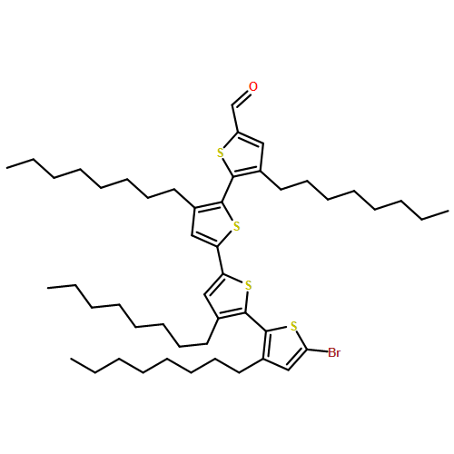 [2,2':5',2'':5'',2'''-Quaterthiophene]-5-carboxaldehyde, 5'''-bromo-3,3',3''',4''-tetraoctyl-