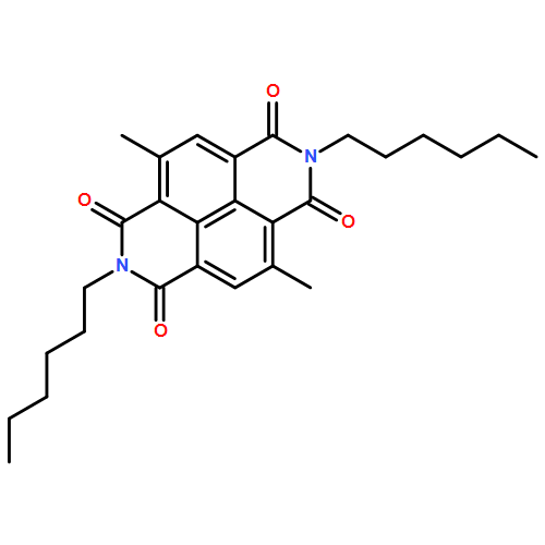 Benzo[lmn][3,8]phenanthroline-1,3,6,8(2H,7H)-tetrone, 2,7-dihexyl-4,9-dimethyl-