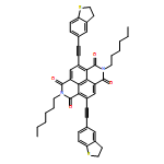 Benzo[lmn][3,8]phenanthroline-1,3,6,8(2H,7H)-tetrone, 4,9-bis[2-(2,3-dihydrobenzo[b]thien-5-yl)ethynyl]-2,7-dihexyl-