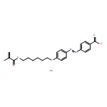 Benzoic acid, 4-[2-[4-[[6-[(2-methyl-1-oxo-2-propen-1-yl)oxy]hexyl]oxy]phenyl]diazenyl]-, sodium salt (1:1) 