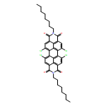 Anthra[2,1,9-def:6,5,10-d'e'f']diisoquinoline-1,3,8,10(2H,9H)-tetrone, 5,6,12,13-tetrachloro-2,9-dioctyl-