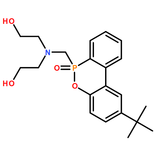 Ethanol, 2,2'-[[[2-(1,1-dimethylethyl)-6-oxido-6H-dibenz[c,e][1,2]oxaphosphorin-6-yl]methyl]imino]bis-