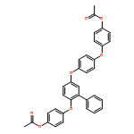 Phenol, 4-[4-[[6-[4-(acetyloxy)phenoxy][1,1'-biphenyl]-3-yl]oxy]phenoxy]-, 1-acetate