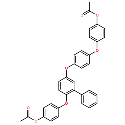 Phenol, 4-[4-[[6-[4-(acetyloxy)phenoxy][1,1'-biphenyl]-3-yl]oxy]phenoxy]-, 1-acetate