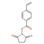 Benzoic acid, 4-ethenyl-, 2,5-dioxo-1-pyrrolidinyl ester