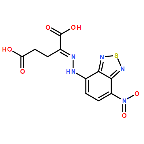 Pentanedioic acid, 2-[2-(7-nitro-2,1,3-benzothiadiazol-4-yl)hydrazinylidene]-