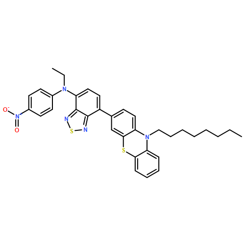 2,1,3-Benzothiadiazol-4-amine, N-ethyl-N-(4-nitrophenyl)-7-(10-octyl-10H-phenothiazin-3-yl)-