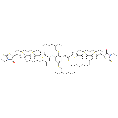 4-Thiazolidinone, 5,5'-[[4,8-bis[(2-ethylhexyl)thio]benzo[1,2-b:4,5-b']dithiophene-2,6-diyl]bis[(3,3''-dioctyl[2,2':5',2''-terthiophene]-5'',5-diyl)methylidyne]]bis[3-ethyl-2-thioxo- 