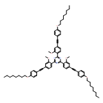 1,3,5-Triazine, 2,4,6-tris[2-methoxy-4-[2-[4-(octyloxy)phenyl]ethynyl]phenyl]- 