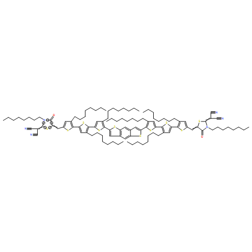 Propanedinitrile, 2,2'-[benzo[1,2-b:4,5-b']dithiophene-2,6-diylbis[(3,4',4''-trioctyl[2,2':5',2''-terthiophene]-5'',5-diyl)methylidyne(3-octyl-4-oxo-5,2-thiazolidinediylidene)]]bis- 