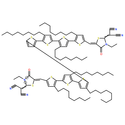 Propanedinitrile, 2,2'-[(3,3'''',3''''',3'''''',4',4''-hexaoctyl[2,2':5',2'':5'',2''':5''',2'''':5'''',2''''':5''''',2''''''-septithiophene]-5,5''''''-diyl)bis[(Z)-methylidyne(3-ethyl-4-oxo-5,2-thiazolidinediylidene)]]bis- 