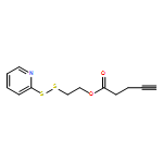 4-Pentynoic acid, 2-(2-pyridinyldithio)ethyl ester 