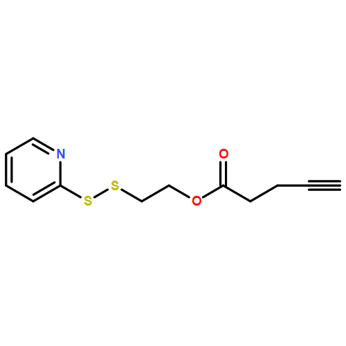 4-Pentynoic acid, 2-(2-pyridinyldithio)ethyl ester 